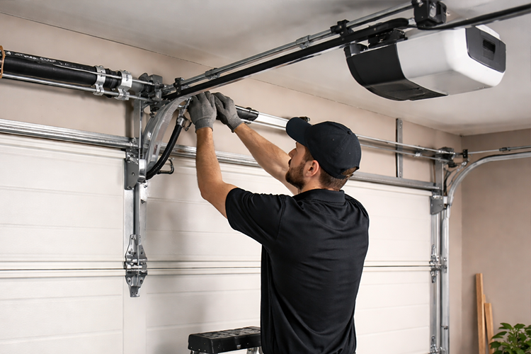 Garage door spring repair service